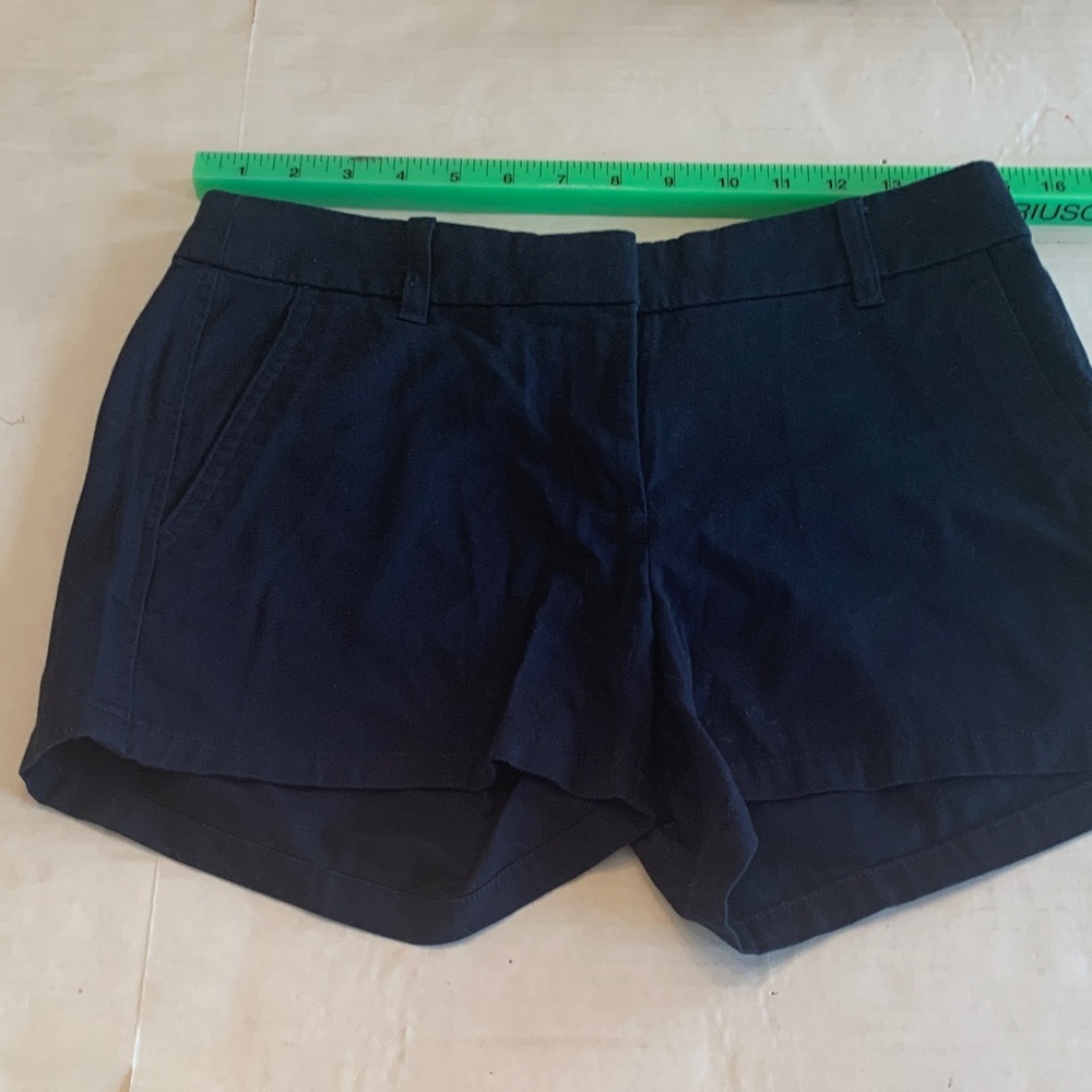 NWT J. Crew High Waist Navy Shorts 3 1/2” size 4 Navy